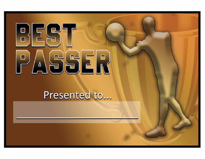 Best Passer Award