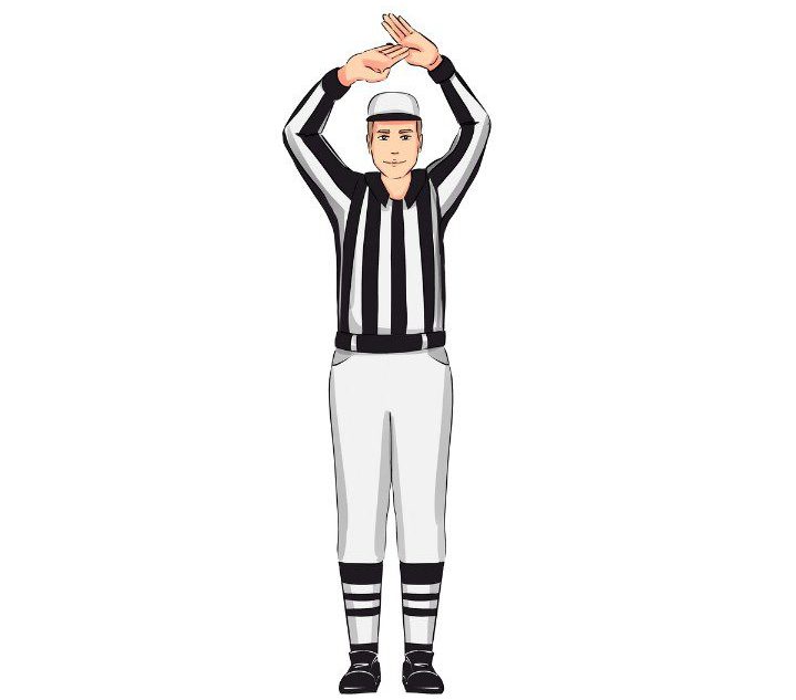 Basketball Referee Signals Technical Foul