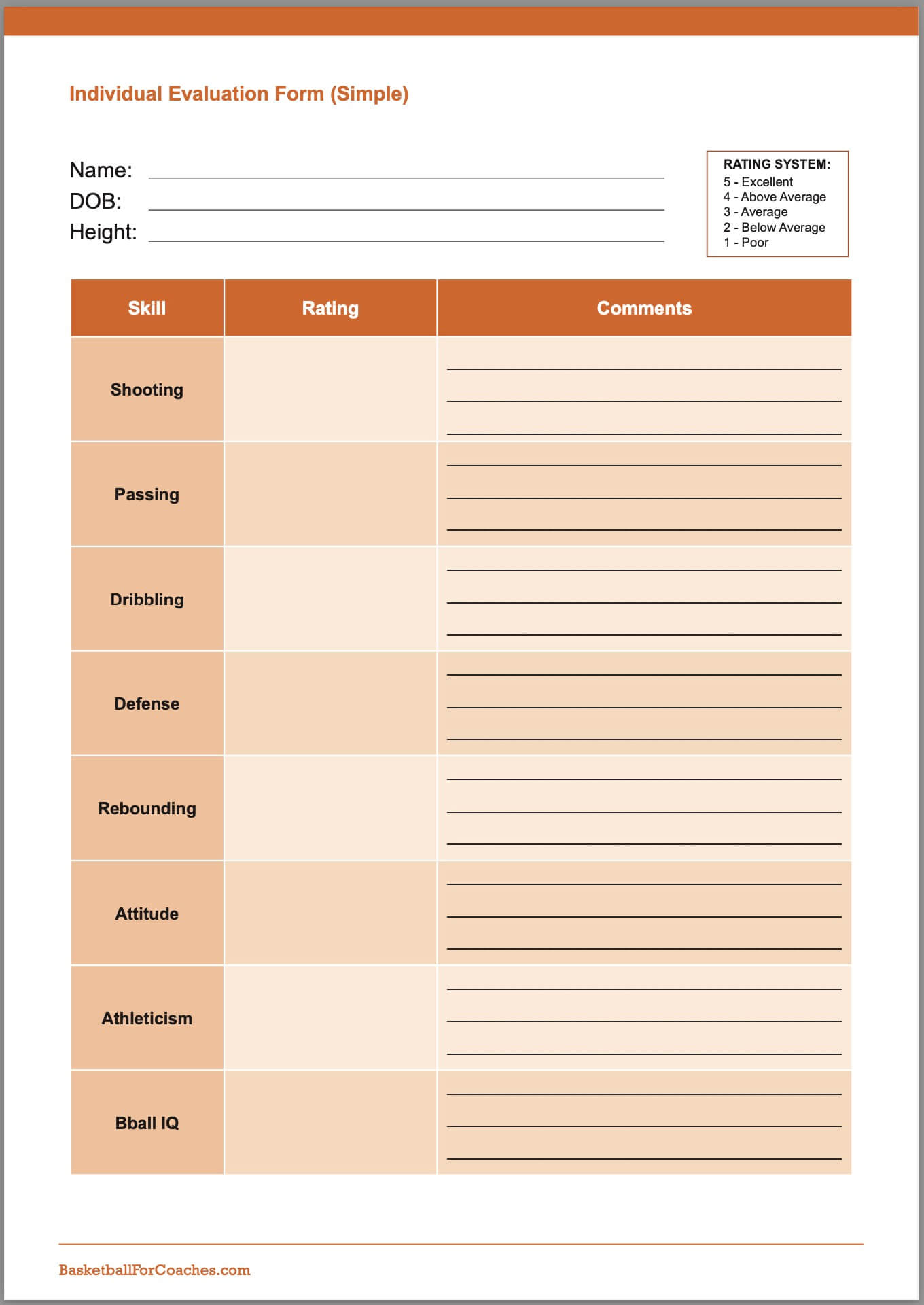 individual-evaluation-form